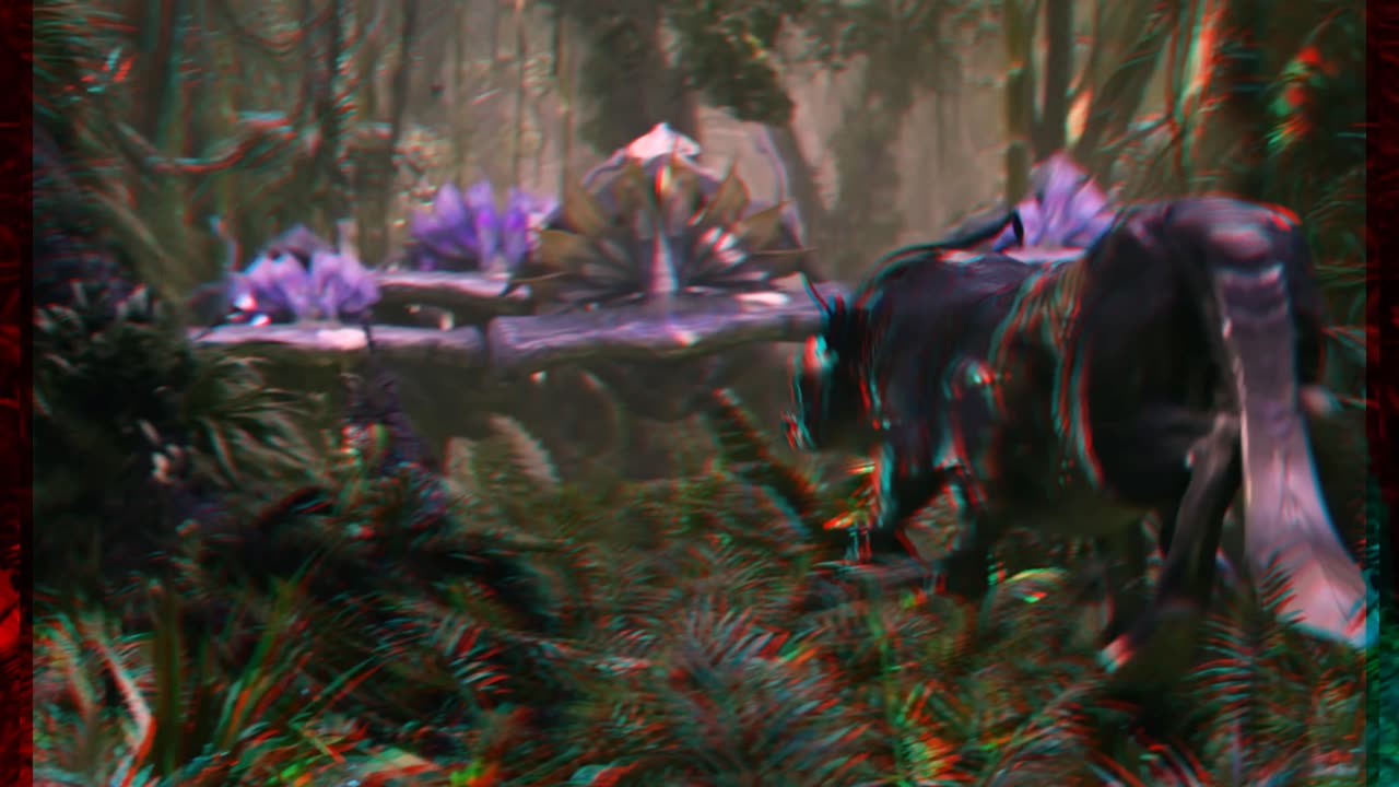 4K Anaglyph 3D | Avatar James Cameron Jungle Escape Clip