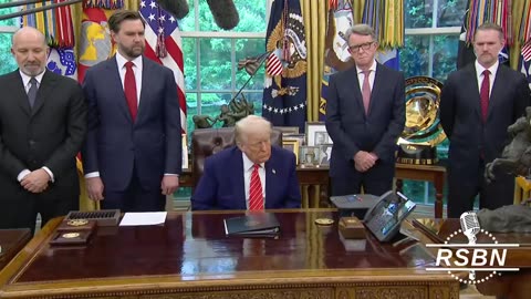 RSBN President Trump announces Trade Deal between the United States and UK 5-8-25