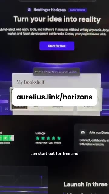 Hostinger Horizons aitool