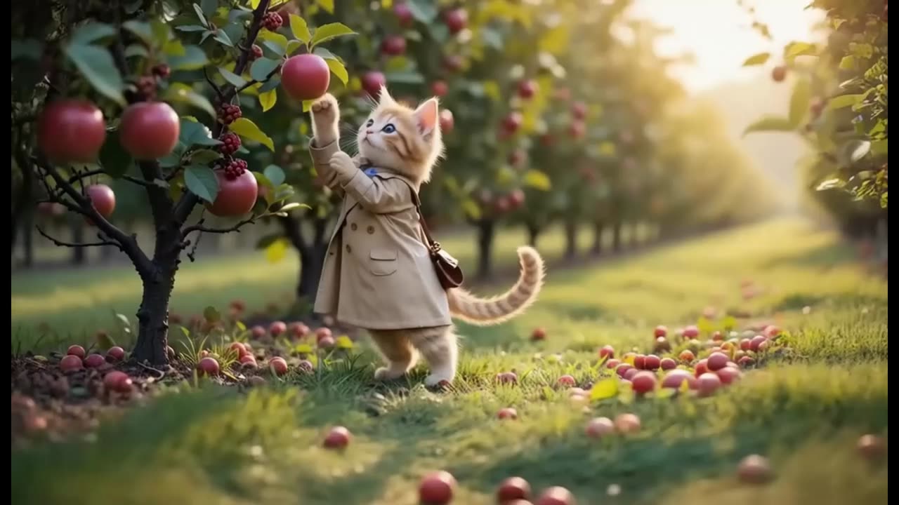 🏡🐱 Adorable Tiny Cat’s Cozy Countryside Cottage
