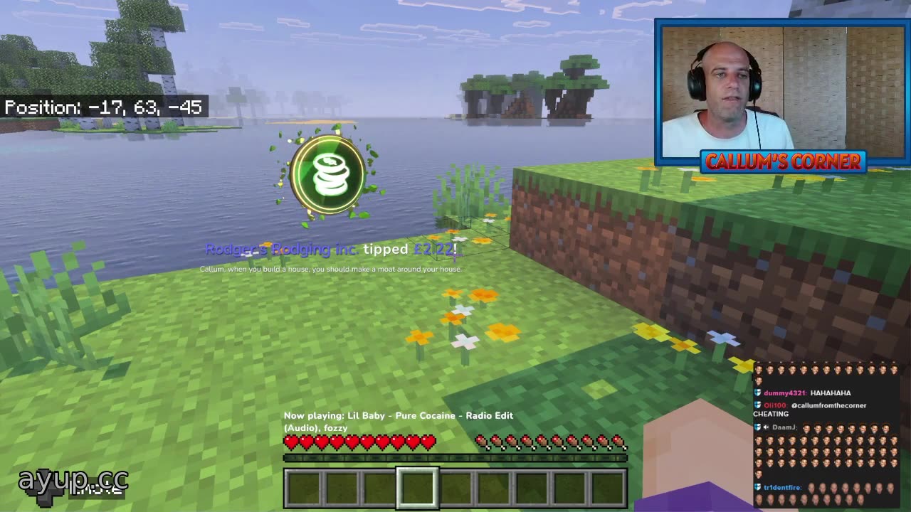 ayupcc - Callum's Corner - 13/07/25 - Mega Minecraftage Pure progress