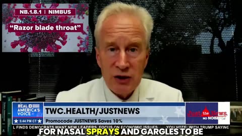 Dr. Peter McCullough on the Nimbus “Razor Blade Throat” Covid Variant