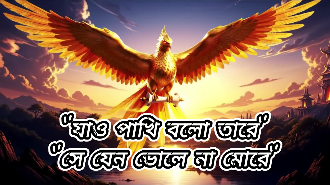 Jao Pakhi Bolo Tare । যাও পাখি বলো তারে । Sabiha Dx Monpura Krishnokoli Arnob