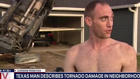 Watch Texas man describes Tornado Damage