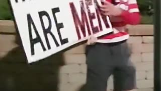 White liberal woman is upset and rude outside of a school board meeting in Romeoville, IL