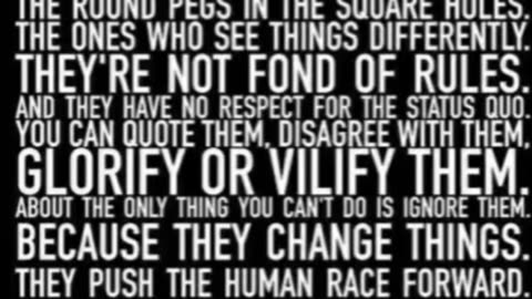 Here's to the Crazy Ones
