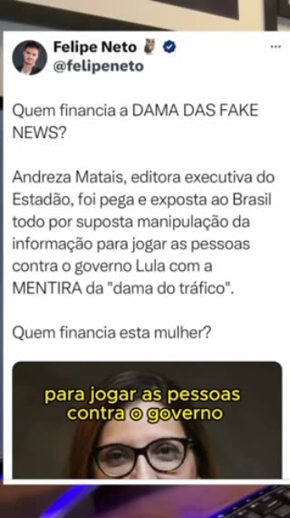 Felipe Neto e a Dama do tráfico. 2023-11-21