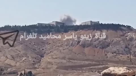BREAKING: Israeli airstrike next to the Syrian Presidential Palace.