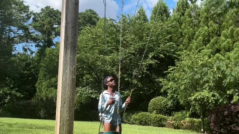 Sudden Fall Out of a Swing