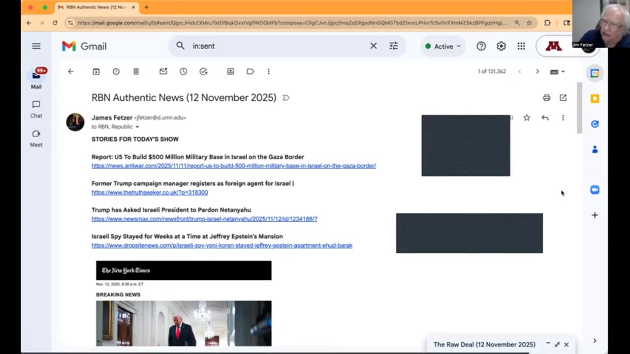 RBN Authentic News (12 November 2025)