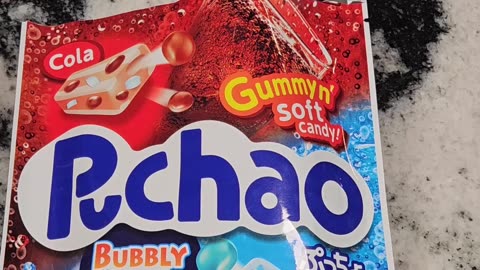 Puchao's Gummy N' Soft Candy - Ramune Soda Flavor #asmr #candy #madeinjapan