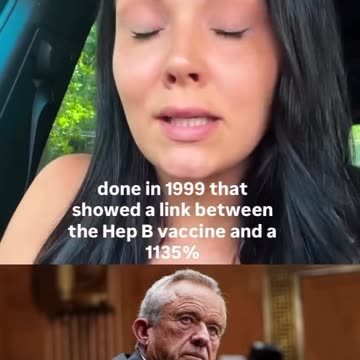 האימא הזו המומה מהחשיפה של שר הבריאות רוברט קנדי גוניור שהסי די סי מצא שחיסון הפטיטיס בי גורם לאוטיזם השמיד והסתיר את המחקר