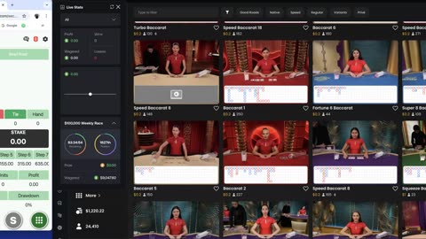 Win Playing Baccarat Part 2, CinQue 1 hit and run for our subscribers at RigelCastle.com.