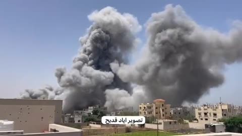 Israeli airstrikes demolished the Islamic University's headquarters in Gaza