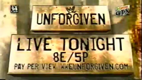 WWE Unforgiven 2002 TV Commercial 2
