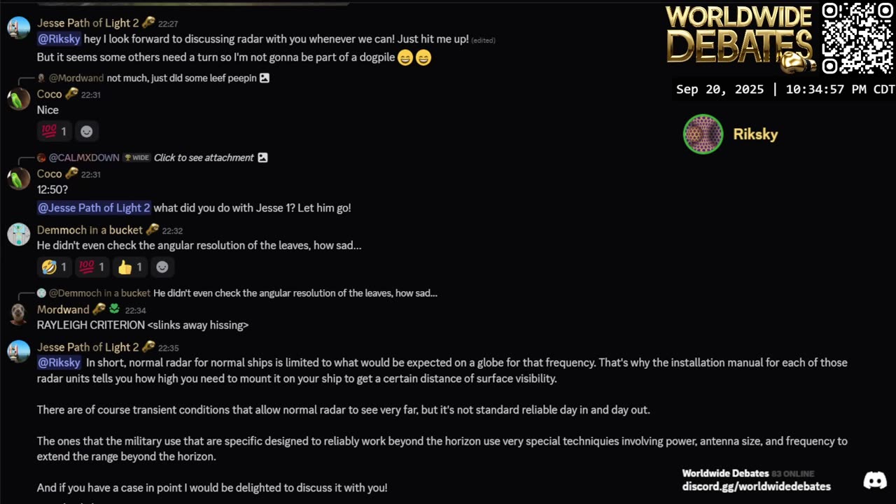 0076 WIDESTREAM - Worldwide Debates - YouTube/Twitch/Rumble