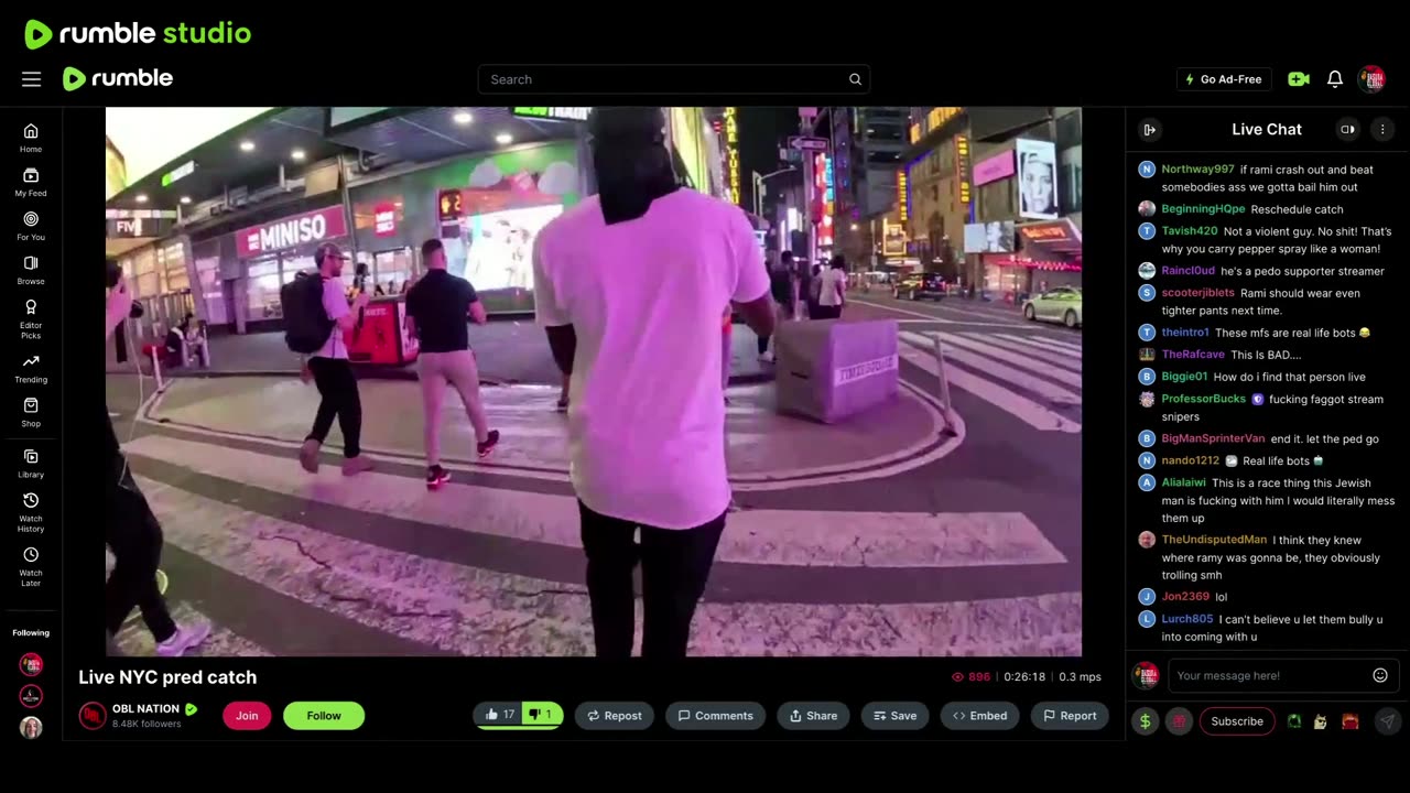 OBL Nation - Live catch 6/10 (GETS STREAM SNIPED)