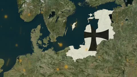 Germany Today vs Germany Teutonic Order Greatest Extent (1300 AD)