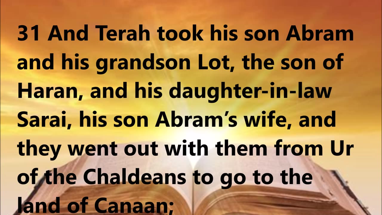 The family of Terah and their travels from Ur of the Chaldeans to Haran.