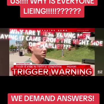 Multiple Eyewitnesses Claim Charlie Kirk Assassination Shots Came From Right & Were Close