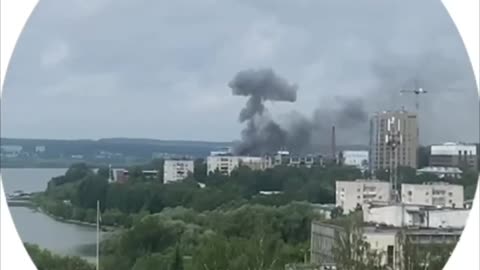 🔥 Drone attack reported in Izhevsk, Russia — Kupol Electromechanical Plant under attack.