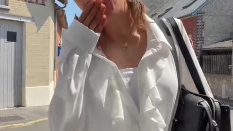 French tgirl testing clothes to you
