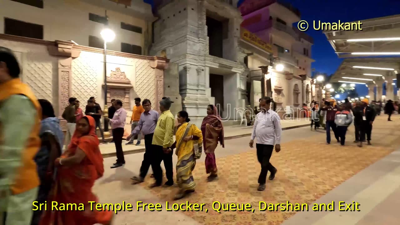 Ayodhya Sri Rama Temple Free Locker, Queue, Darshan and Exit