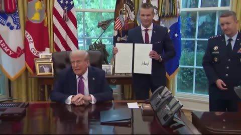 🚨 POTUS signs EO restoring the name "Department of War" to the DoD.