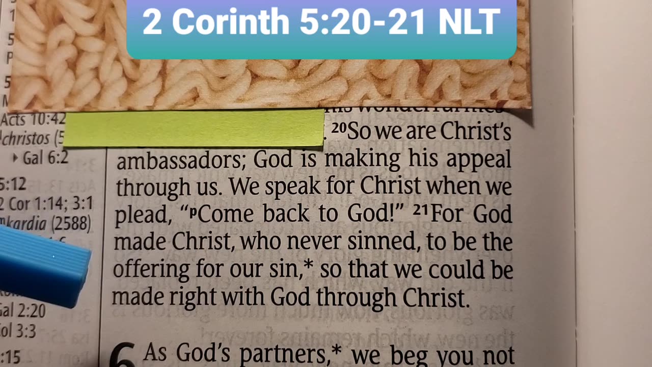 So we are Christ’s ambassadors; God is making his appeal through us.