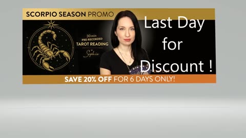 Pre-recorded Tarot reading by Sophie