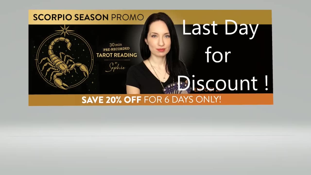 Pre-recorded Tarot reading by Sophie