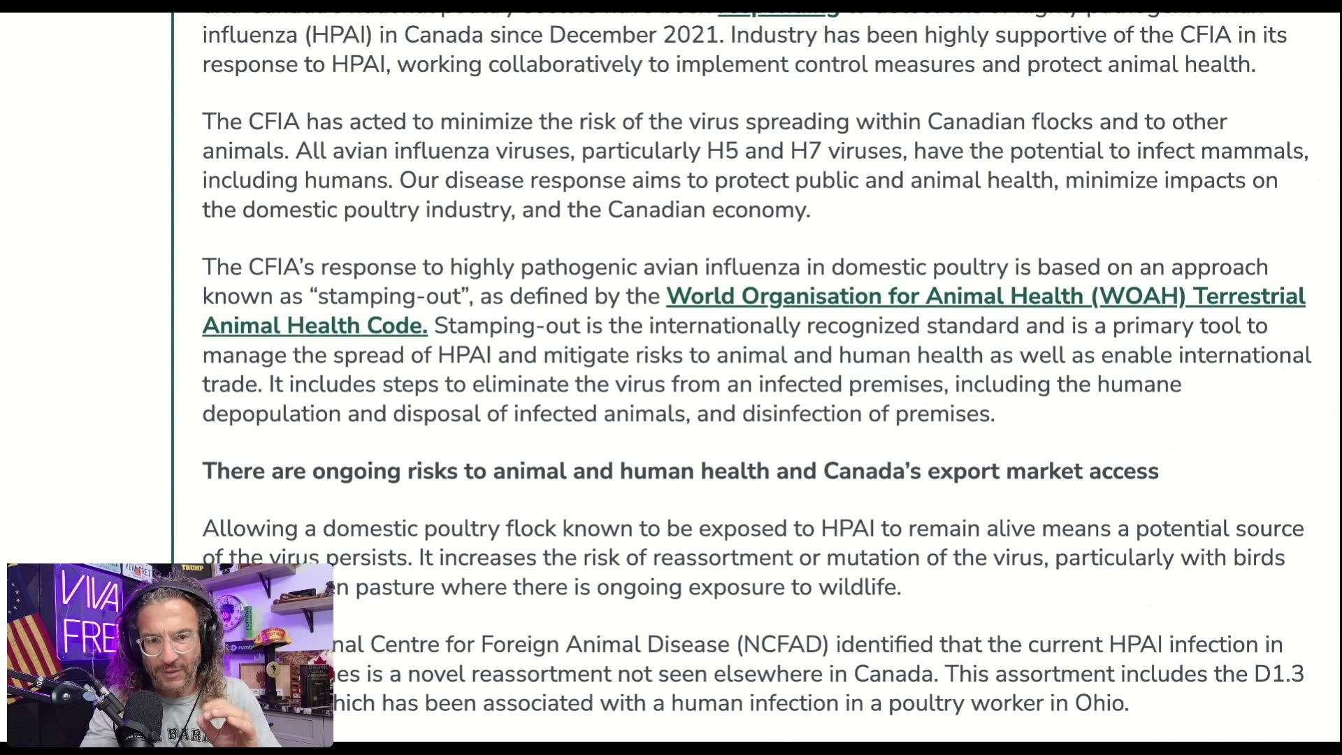 Canada Food Inspection Agency REALLY Wants to Kill Those Ostriches! Their Response to RFK Jr. Letter