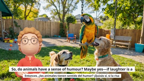 ¿Pueden reír los animales? / Can Animals Laugh? 🐶🦜 [Video Bilingüe - Nivel A2 de Inglés]