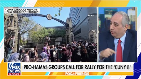 Pro-Hamas group urges support for 'CUNY 8