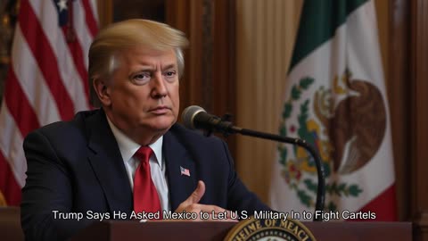 Trump Says He Asked Mexico to Let U.S. Military In to Fight Cartels