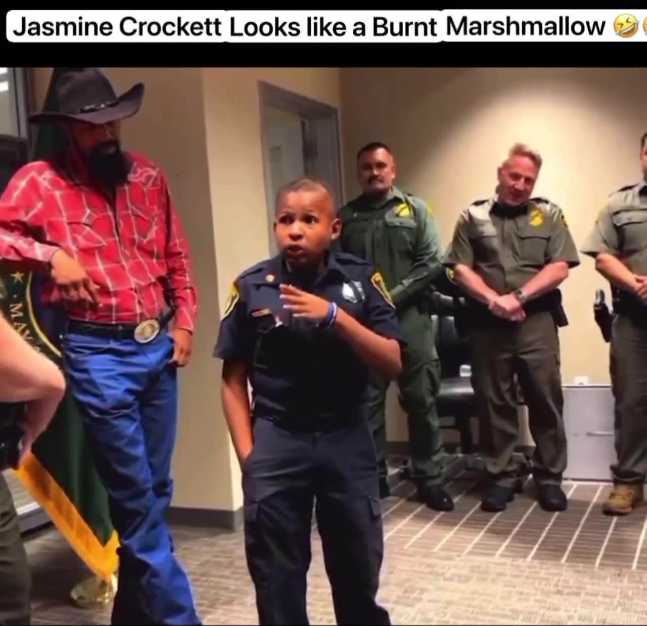 DJ Daniels — Jasmine Crockett looks like a burnt Marshmallow 🤣