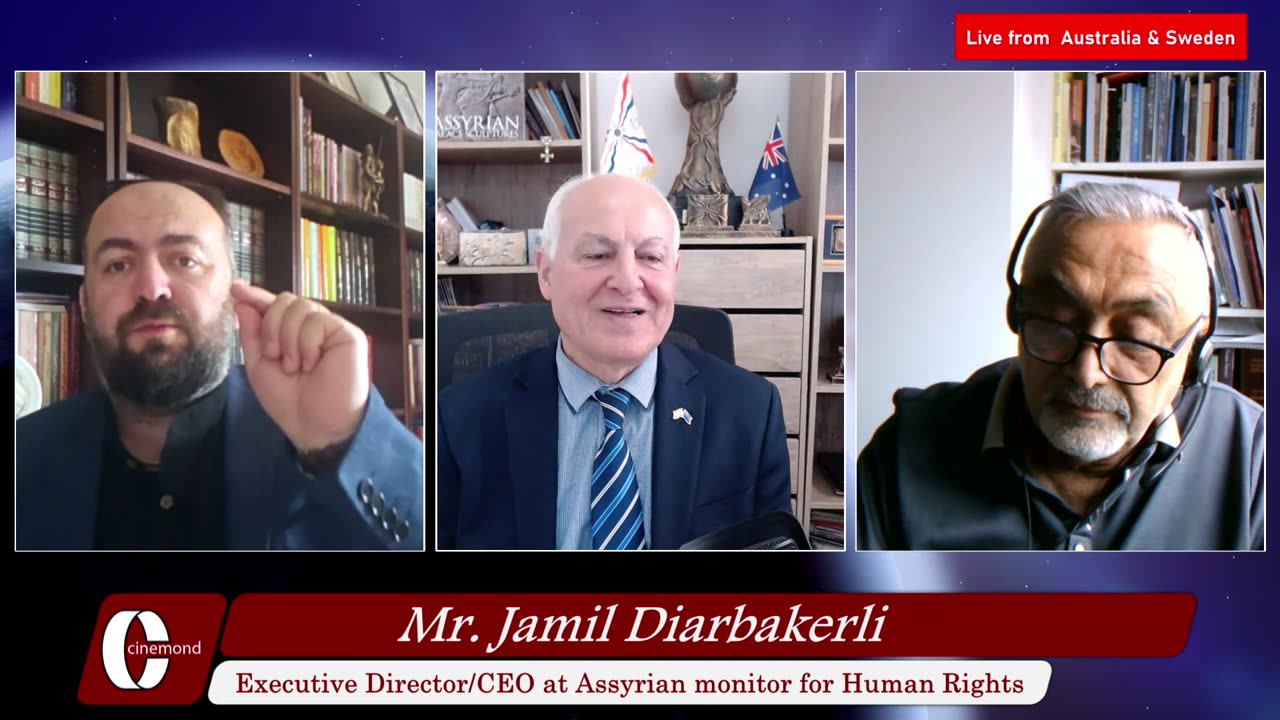 Mr. Jamil Diarbakerli & Mr. Admon Gabriel from Sweden Live on Cinemond
