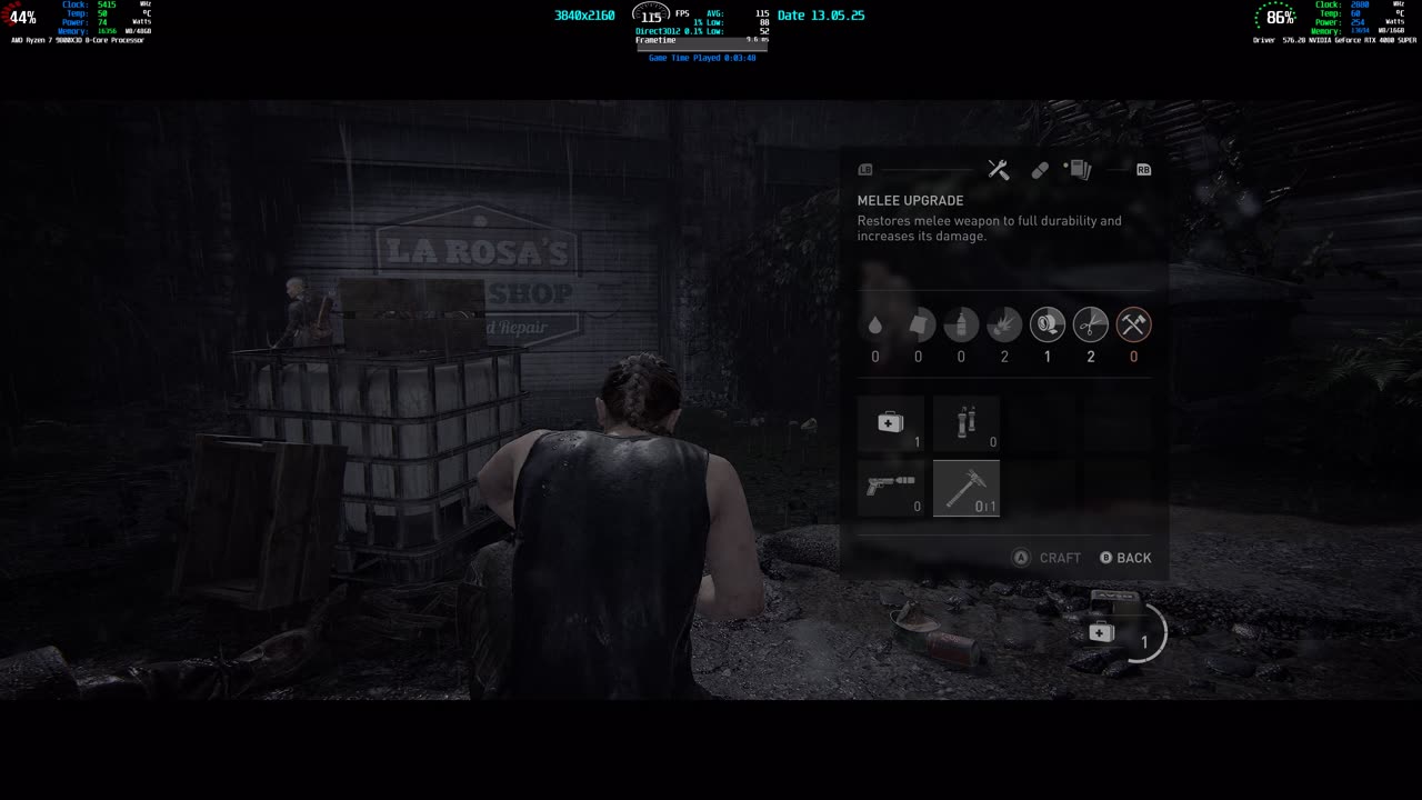 The Last of Us Part II Remastered 219 4k HDR PC Gameplay RTX 4080 Super amd 9800x3d