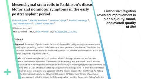 Can Stem Cells unlock a cure for Parkinson's diseases?