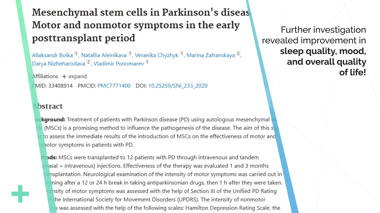 Can Stem Cells unlock a cure for Parkinson's diseases?