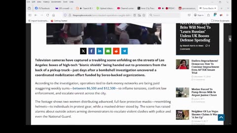 Soros-Backed Operatives Caught Delivering Truckloads of ‘Bionic Shields’ to Professional Rioters