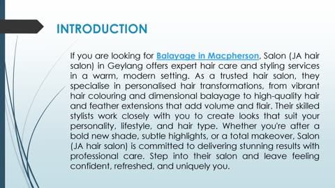 If you are looking for Balayage in Macpherson