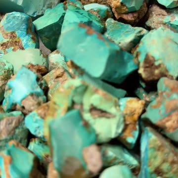 20250728-4 Natural Original Turquoise Rough Bear Time