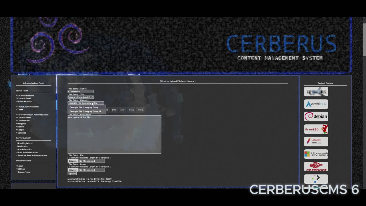 [2025-06-03] CerberusCMS - 6 - SVD - Application - File Categories - Video File Part - 02 OF 04
