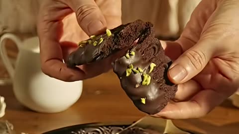 Chocolate pistachios cookies recipe