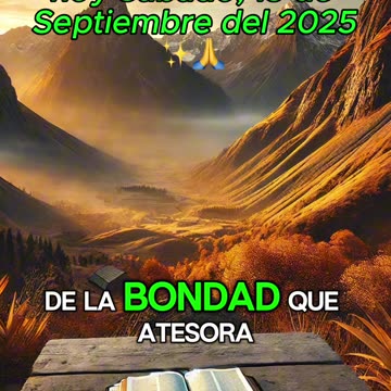 🙏✨Evangelio de hoy Sábado, 13 de Septiembre del 2025✨🙏