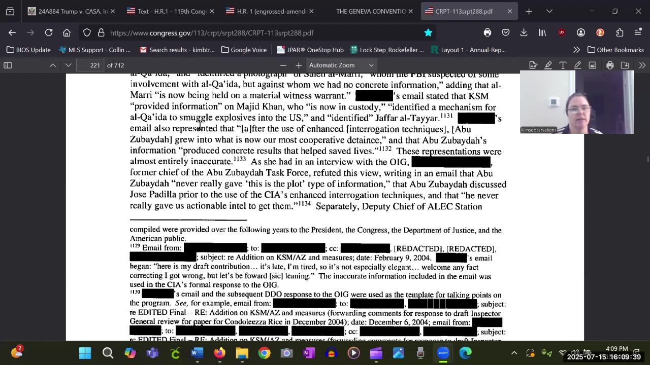 V 25 Senate Torture Report