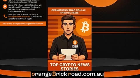 🚨 1 Minute Crypto News 🚨 Brought to you by OrangeBrickRoad.com.au
