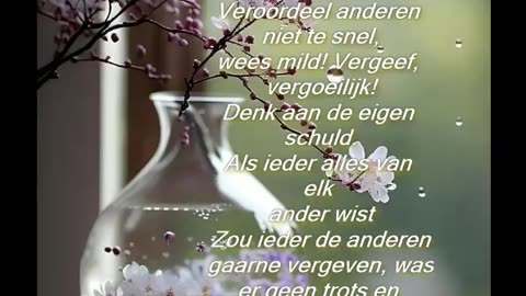Veroordeel anderen niet