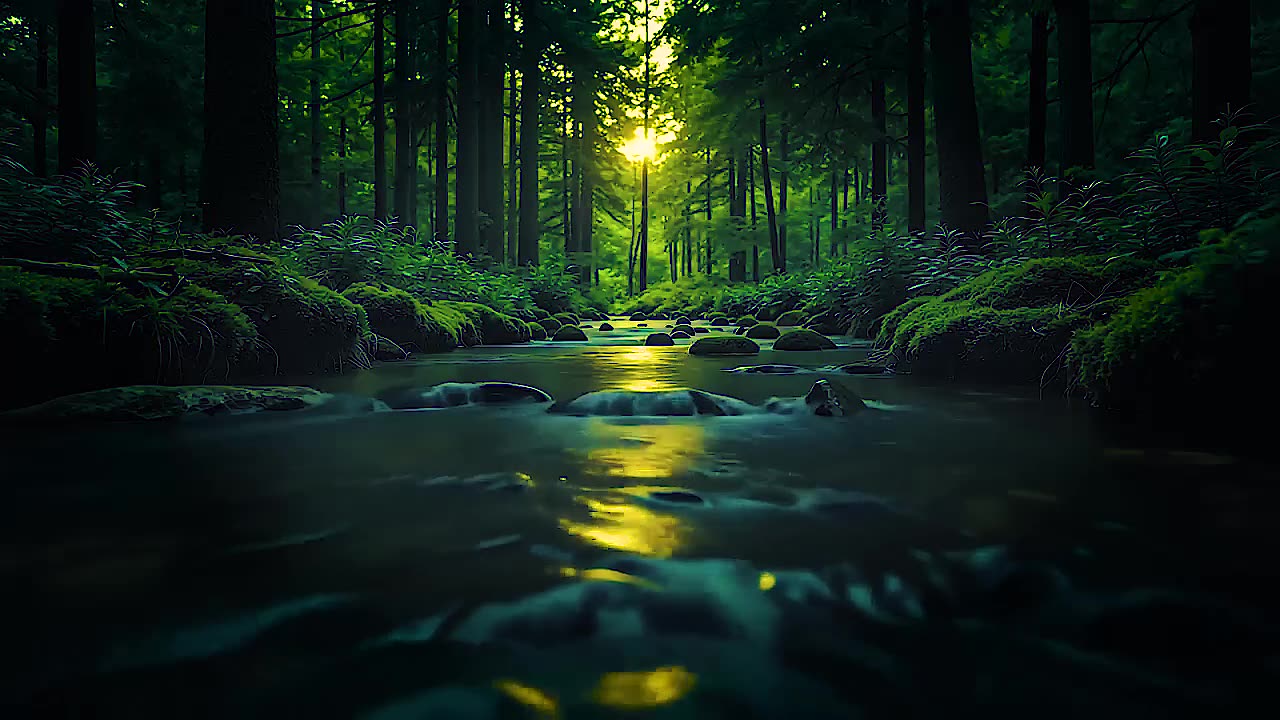 Relaxing Nature Melodies | Birds Chirping - Forest Stream Murmuring